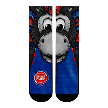 Detroit Pistons - Split Face Mascot