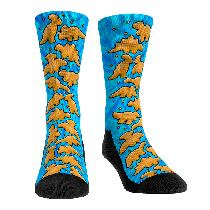 Dino Nugs All-Over - L/XL (sz 9-13) / Sky Blue