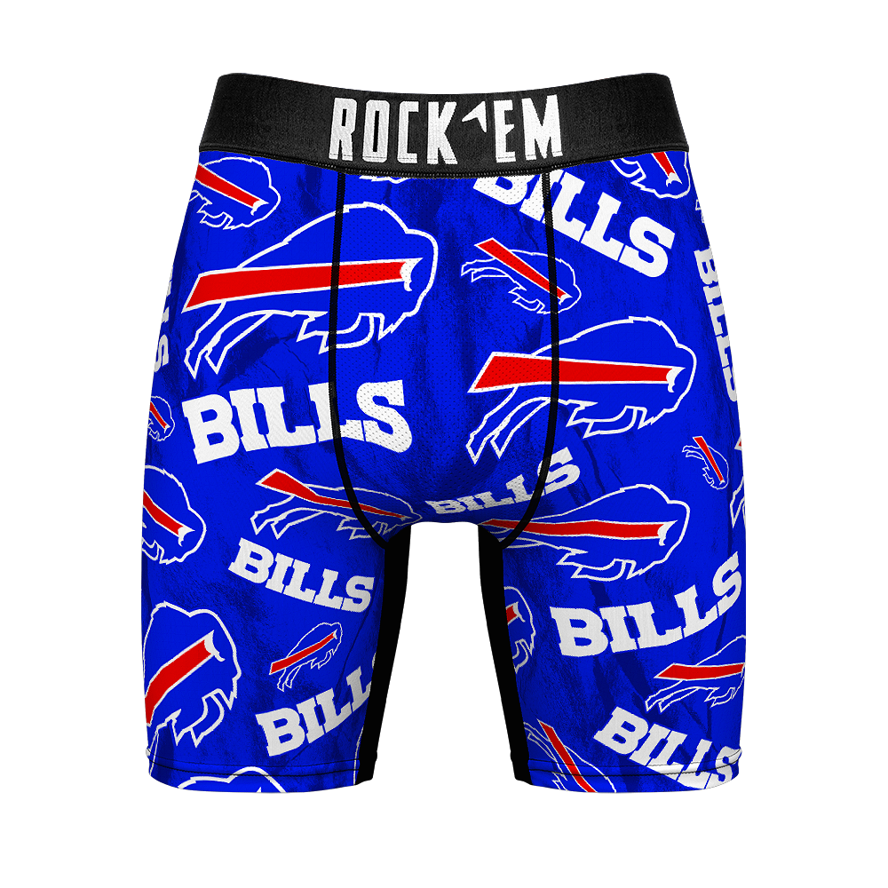 Boxer Briefs - Buffalo Bills - Logo All-Over - {{variant_title}}