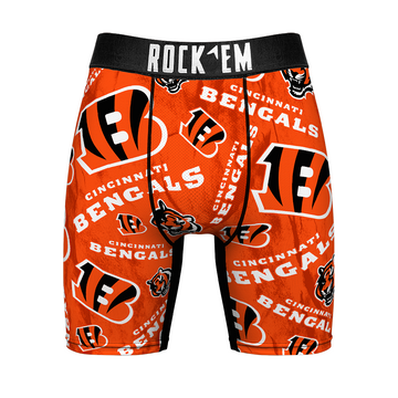 Boxer Briefs - Cincinnati Bengals - Logo All-Over