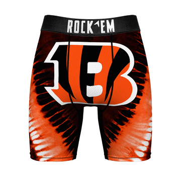 Boxer Briefs - Cincinnati Bengals - V Shape Tie Dye