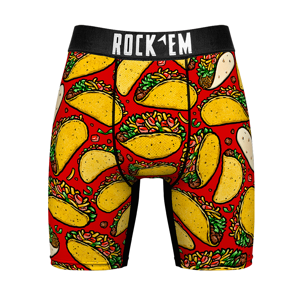 Boxer Briefs - Tacos All-Over - {{variant_title}}