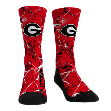 Georgia Bulldogs - Cracked Marble