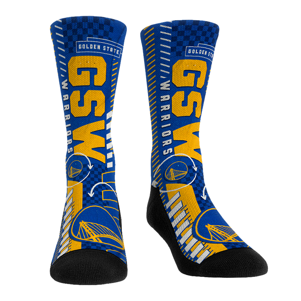 Golden State Warriors - Distressed Geometric - {{variant_title}}