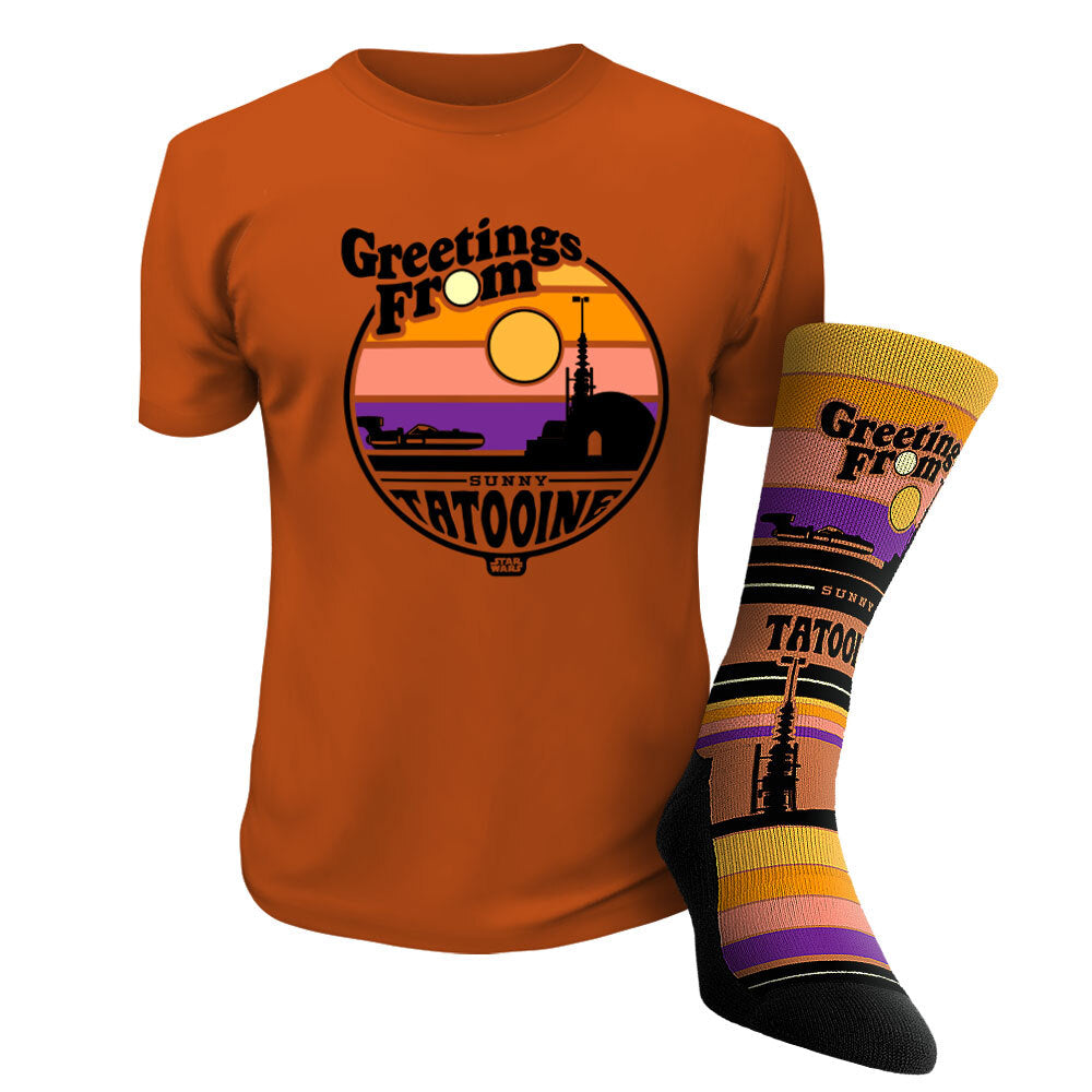 Greetings From Tatooine - T-Shirt & Socks Combo - {{variant_title}}