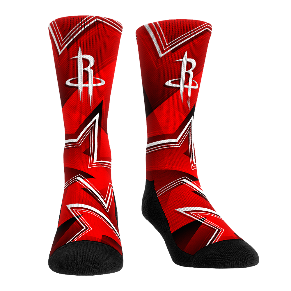 Houston Rockets Socks - Fast Break - NBA Socks - Rock 'Em Socks