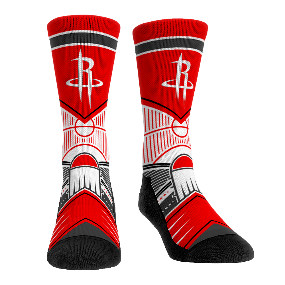 Houston Rockets Socks - Full Court Press Socks - NBA Socks - Rock 'Em Socks