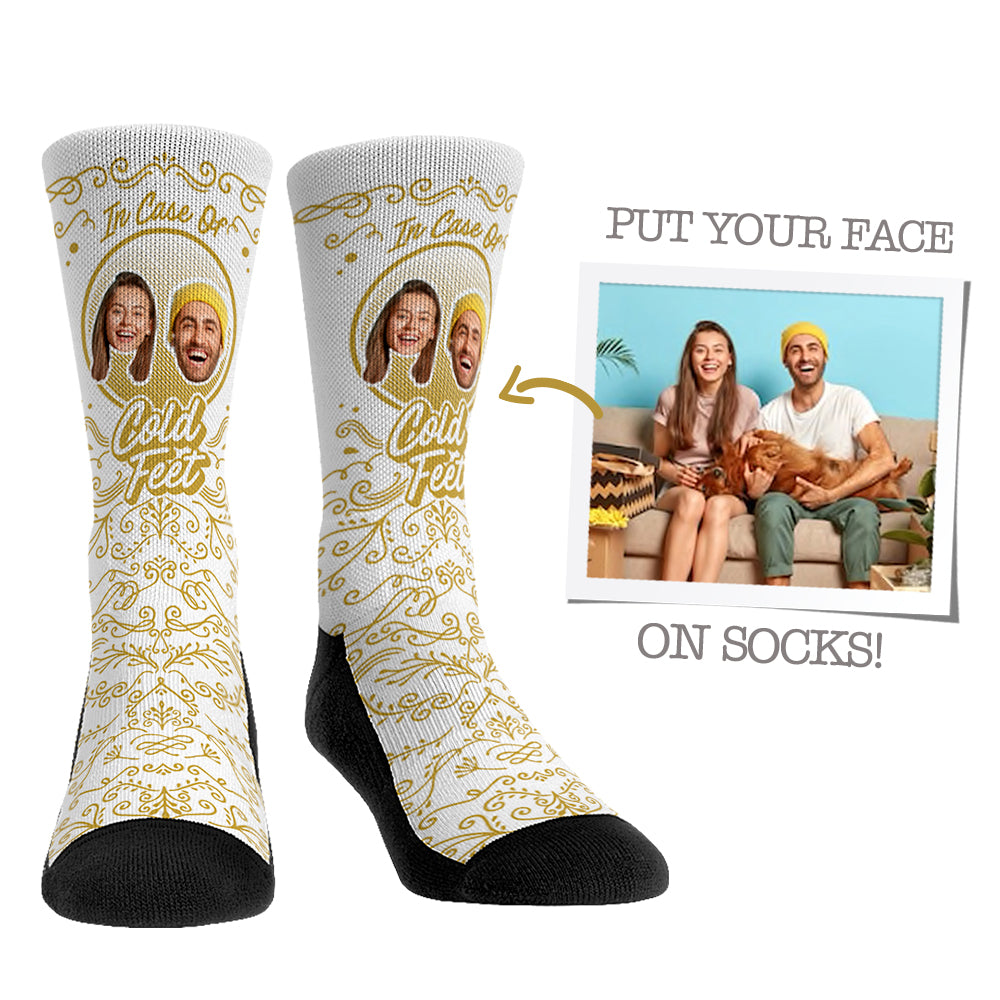 Custom Face Socks - In Case of Cold Feet - {{variant_title}}