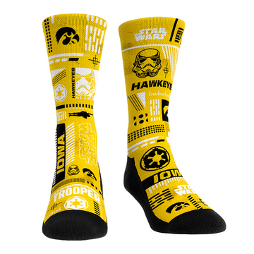 Iowa Hawkeyes - Star Wars  - Stormtrooper Pattern