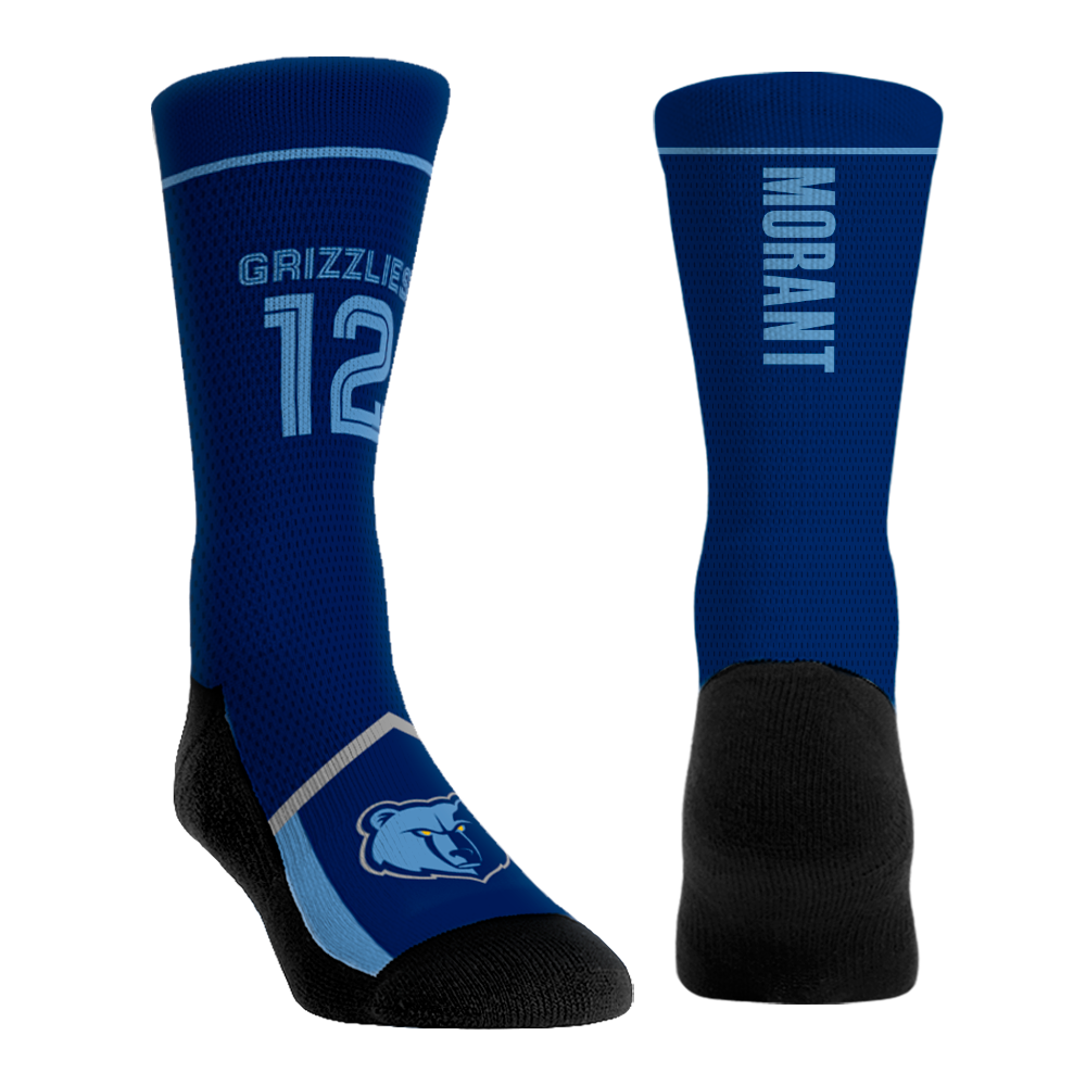 Ja Morant Socks - Memphis Grizzlies Socks - NBA Socks - Rock 'Em Socks