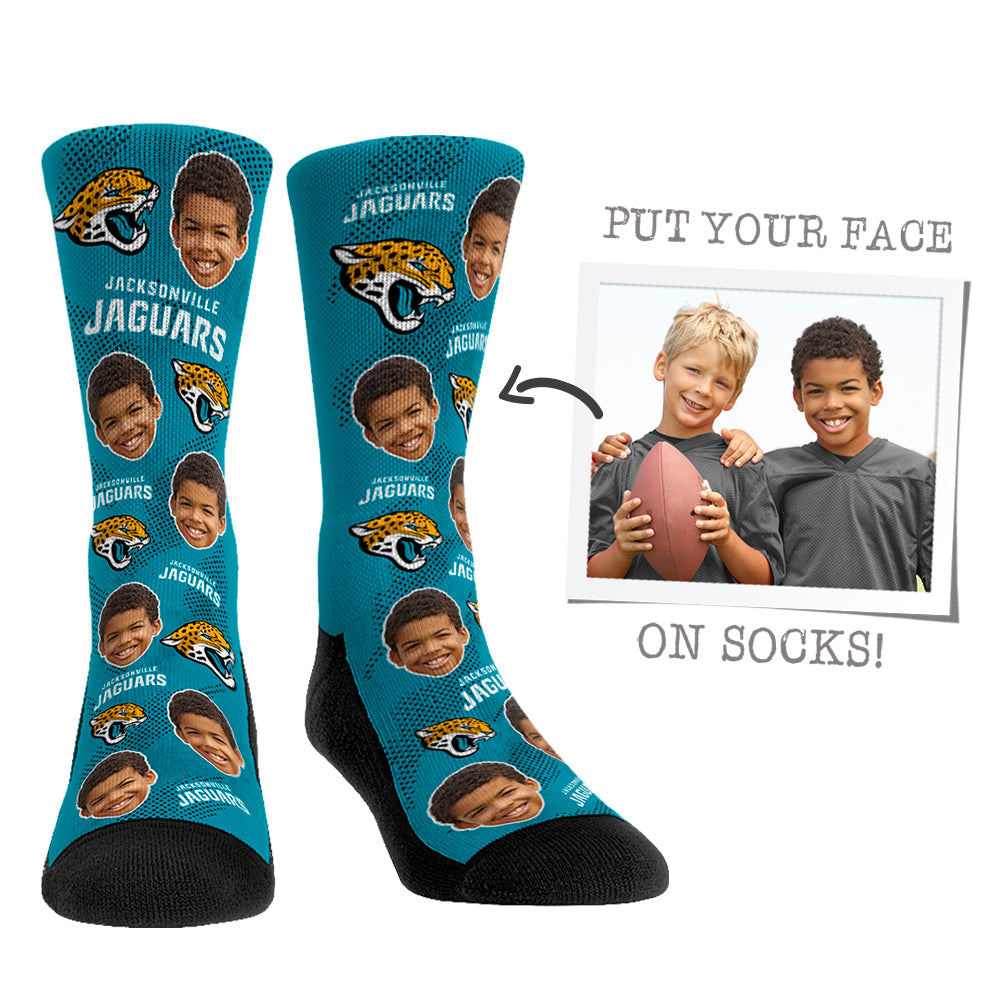 Custom Face Socks - Jacksonville Jaguars - {{variant_title}}