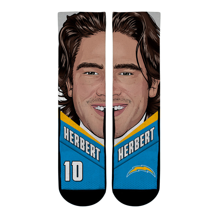 Justin Herbert - Los Angeles Chargers  - Game Face - {{variant_title}}