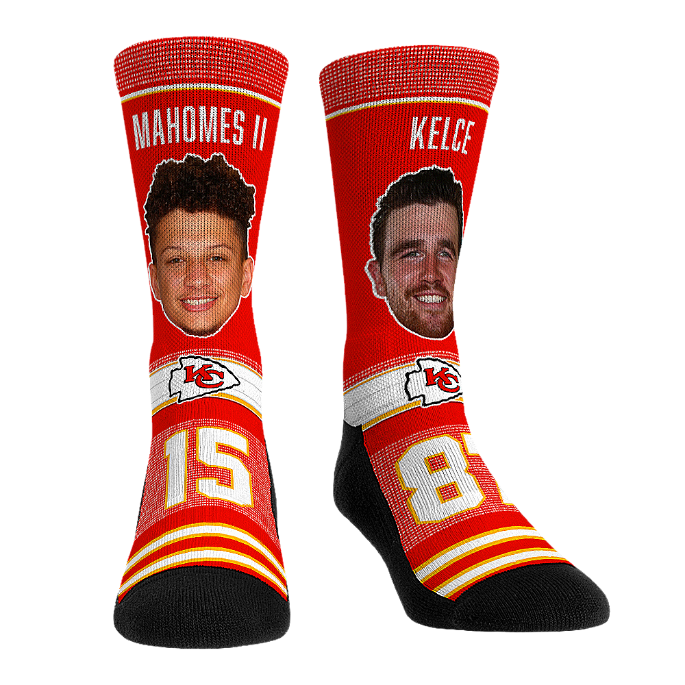 Patrick Mahomes & Travis Kelce - Kansas City Chiefs  - Teammates - {{variant_title}}