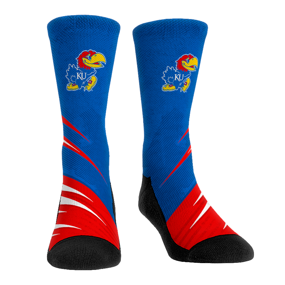 Kansas Jayhawks - Slash Slant – Rock 'Em Socks