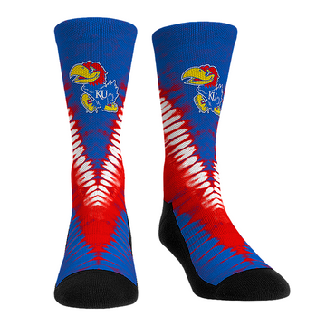 Kansas Jayhawks - V Shape Tie Dye