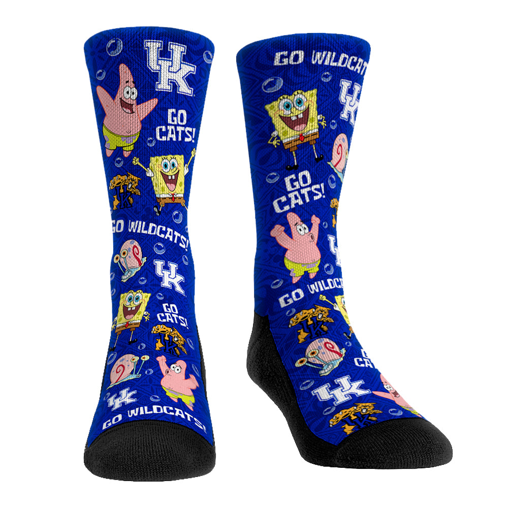 Kentucky Wildcats - SpongeBob SquarePants Characters All-Over - {{variant_title}}