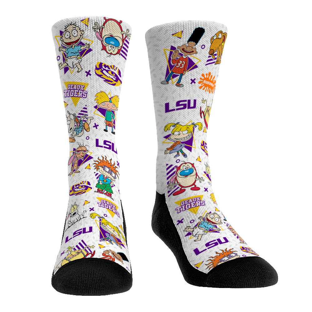 LSU Tigers - 90's Nickelodeon Characters All-Over - {{variant_title}}