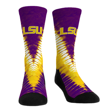 LSU Tigers - V Shape Tie Dye