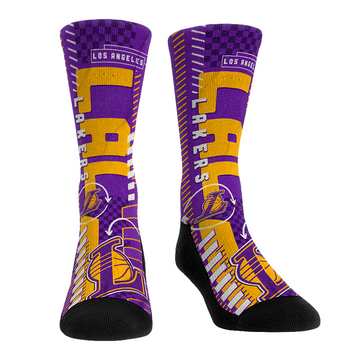 Los Angeles Lakers - Distressed Geometric