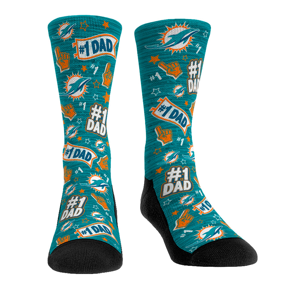 Miami Dolphins - #1 Dad - {{variant_title}}