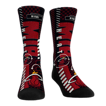 Miami Heat - Distressed Geometric