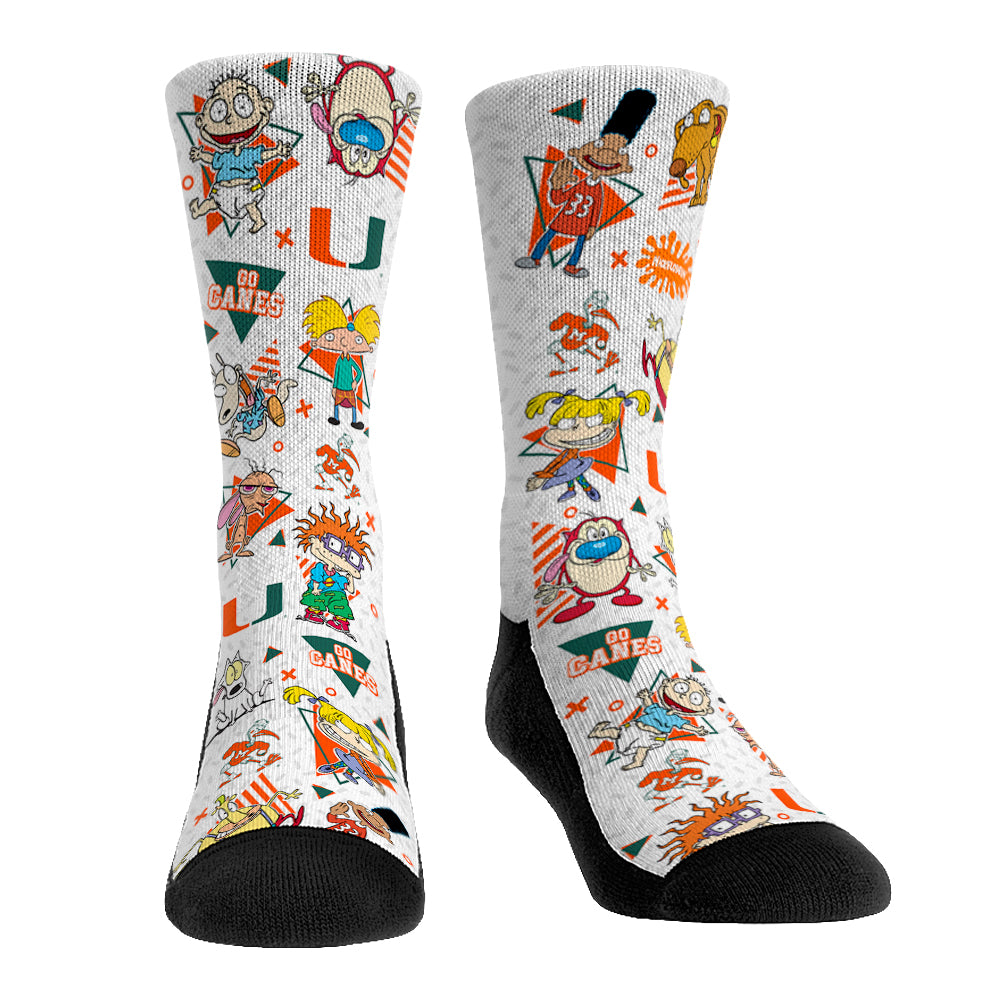 Miami Hurricanes - 90's Nickelodeon Characters All-Over - {{variant_title}}