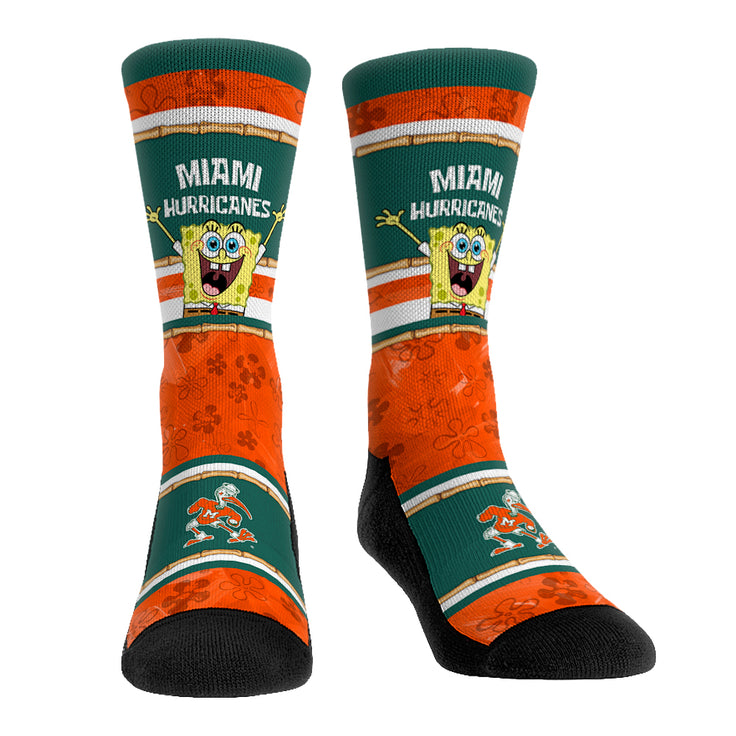 Miami Hurricanes - SpongeBob SquarePants Tiki Stripe - {{variant_title}}