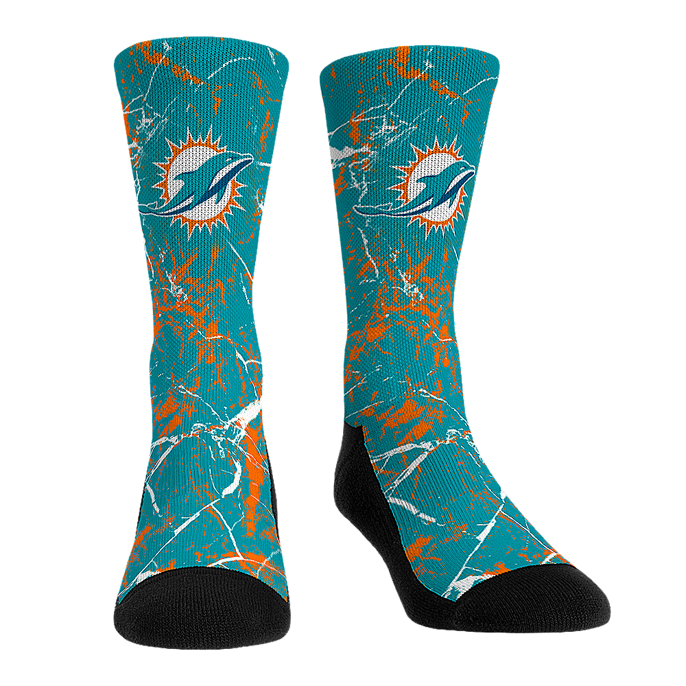 Miami Dolphins - Cracked Marble - {{variant_title}}