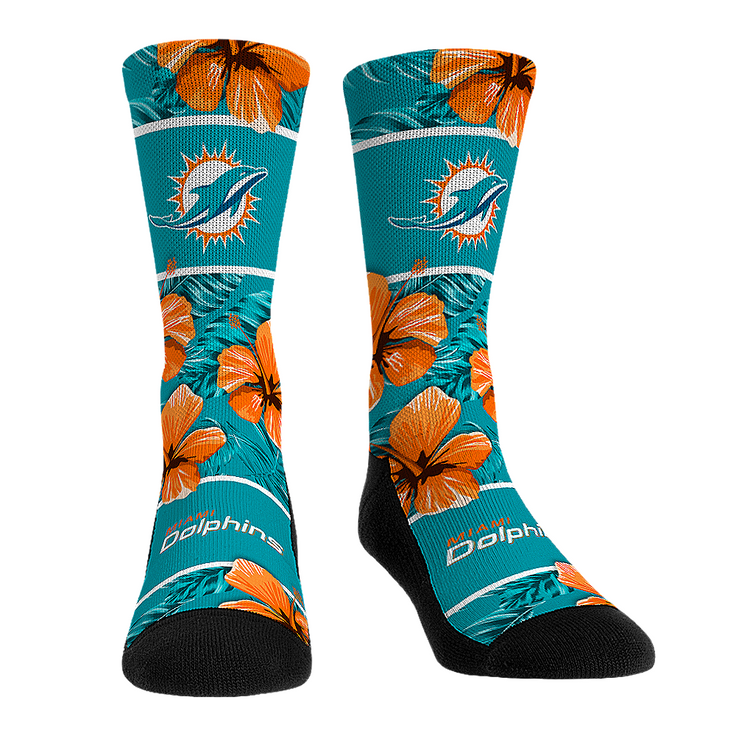 Miami Dolphins - Hawaiian Floral - {{variant_title}}