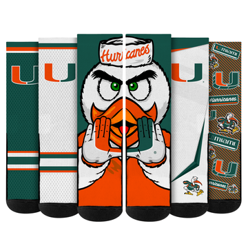 Miami Hurricanes - Super Fan Bundle 5-Pack