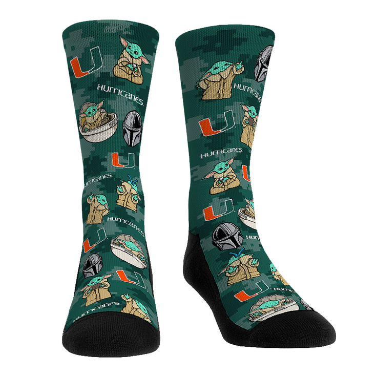 Miami Hurricanes - Star Wars  - Grogu All-Over - {{variant_title}}