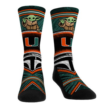 Miami Hurricanes - Star Wars  - Grogu Intergalactic Fan