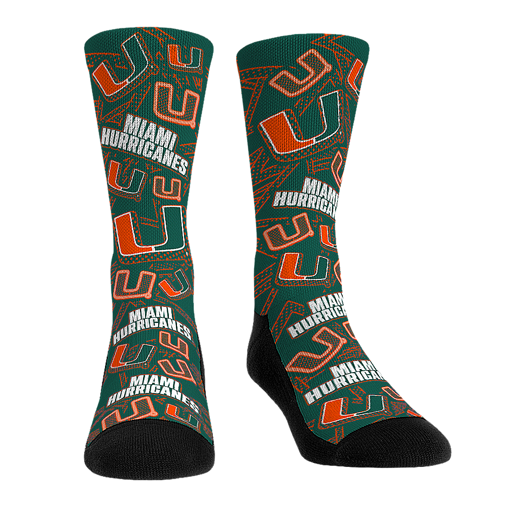 Miami Hurricanes - Microdot All-Over - {{variant_title}}
