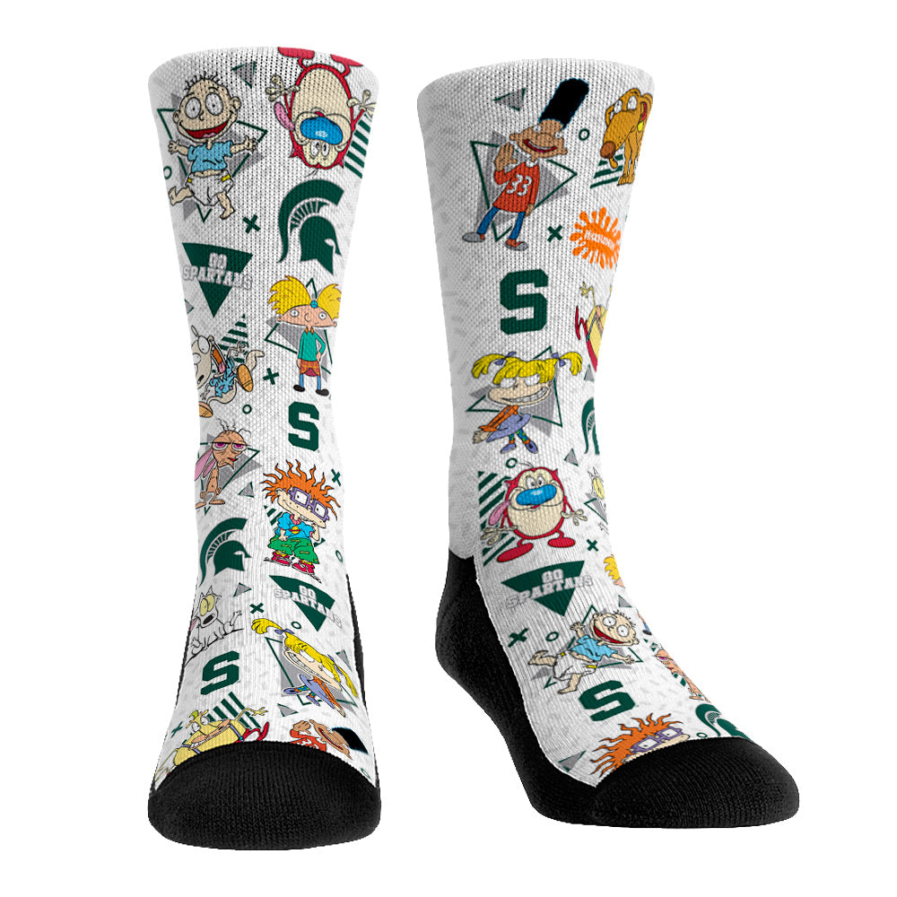 Michigan State Spartans - 90's Nickelodeon Characters All-Over - {{variant_title}}