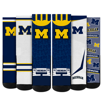 Michigan Wolverines - Super Fan Bundle 5-Pack