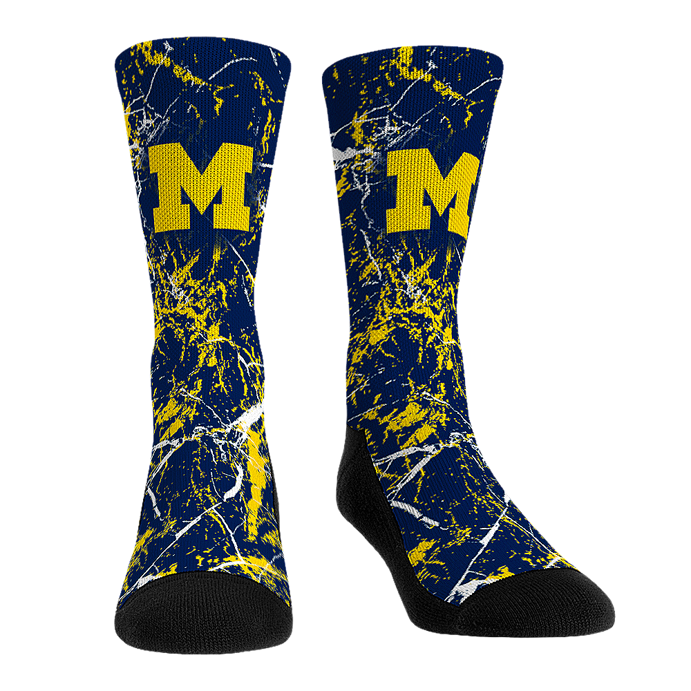 Michigan Wolverines - Cracked Marble - {{variant_title}}