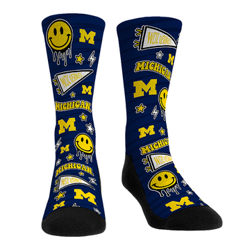 Michigan Wolverines - Smiley Stickers