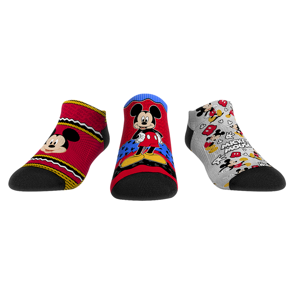 Mickey Mouse Socks - 3-Pack - Disney Socks - Rock 'Em Socks