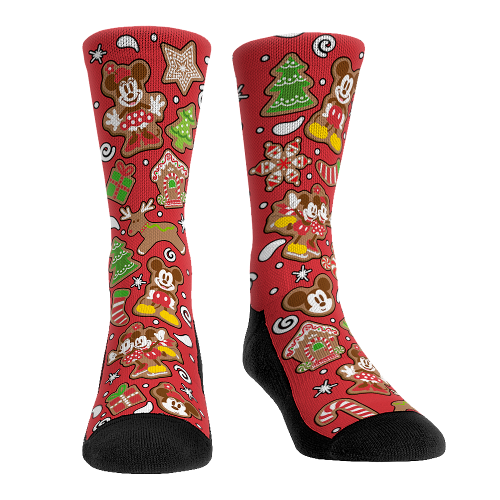 Mickey and Friends - Gingerbread  - All-Over - Red / L/XL (sz 9-13)
