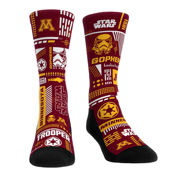 Minnesota Golden Gophers - Star Wars  - Stormtrooper Pattern
