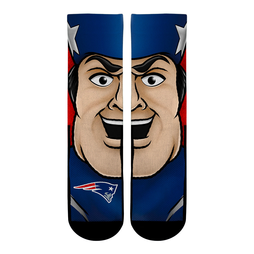 New England Patriots - Split Face Mascot - {{variant_title}}