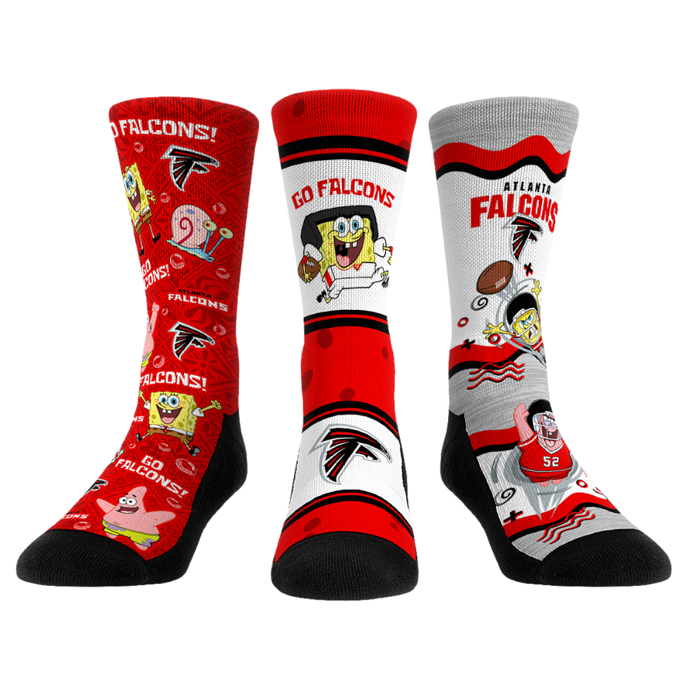 Atlanta Falcons - SpongeBob SquarePants  - 3-Pack - {{variant_title}}