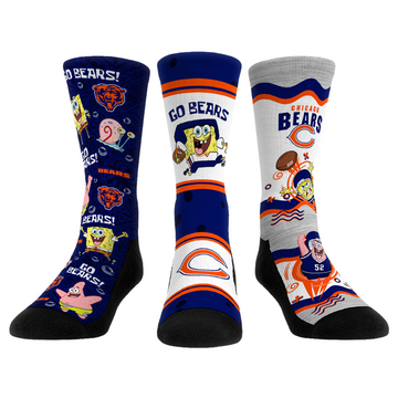 Chicago Bears - SpongeBob SquarePants  - 3-Pack