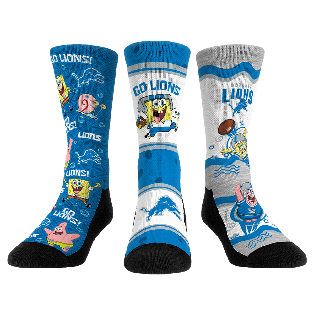 Detroit Lions - SpongeBob SquarePants  - 3-Pack - {{variant_title}}