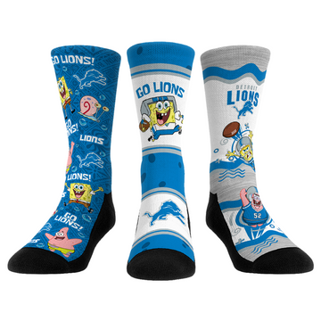 Detroit Lions - SpongeBob SquarePants  - 3-Pack