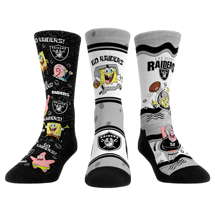 Las Vegas Raiders - SpongeBob SquarePants  - 3-Pack - {{variant_title}}
