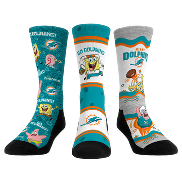 Miami Dolphins - SpongeBob SquarePants  - 3-Pack