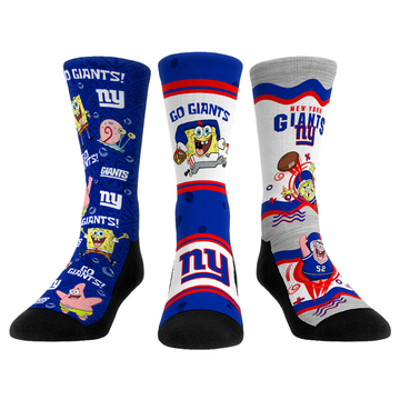 New York Giants - SpongeBob SquarePants  - 3-Pack