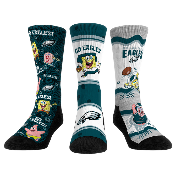 Philadelphia Eagles - SpongeBob SquarePants  - 3-Pack - {{variant_title}}