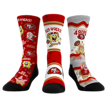 San Francisco 49ers - SpongeBob SquarePants  - 3-Pack